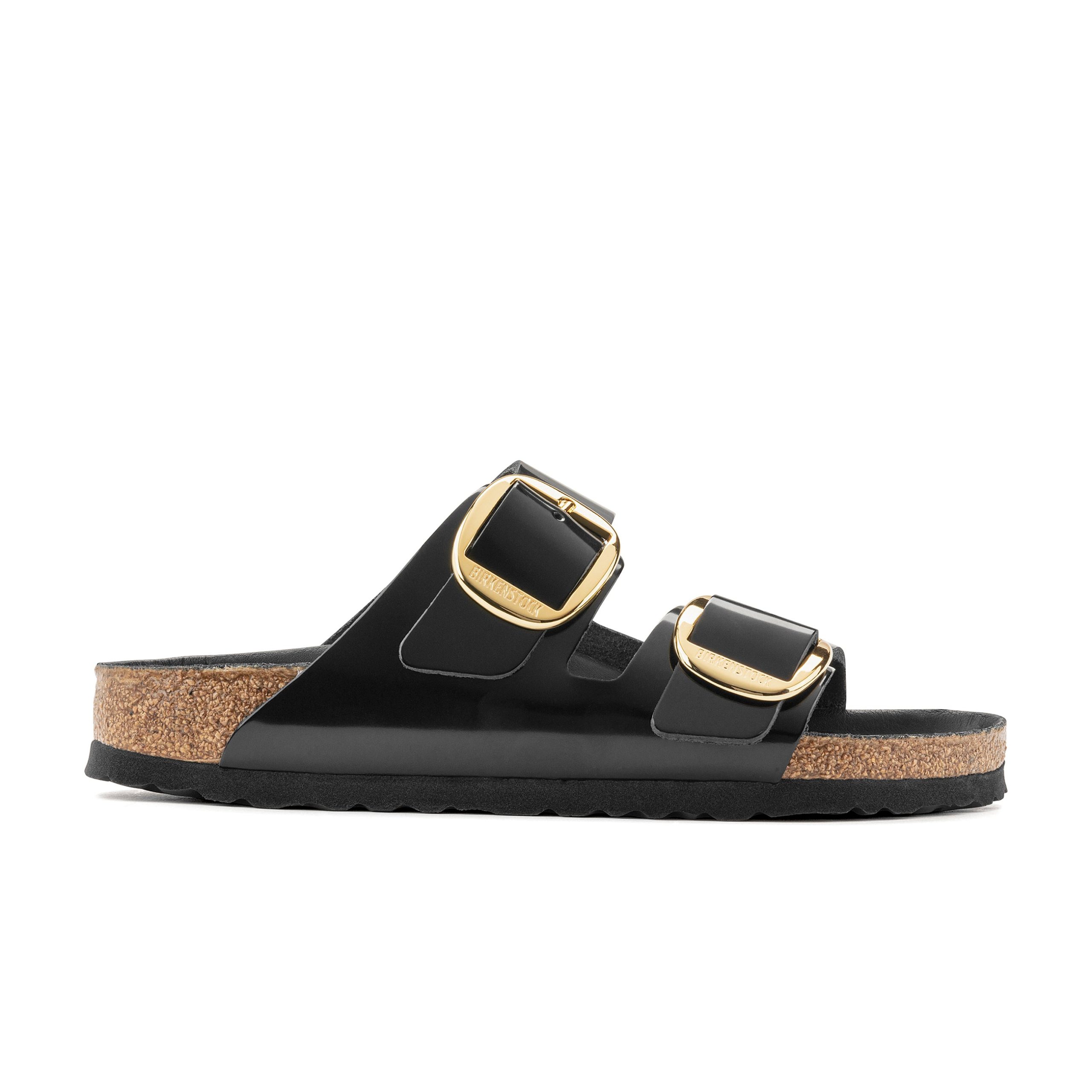 Arizona Big Buckle High Shine Black Natural Leather Patent - Image 2