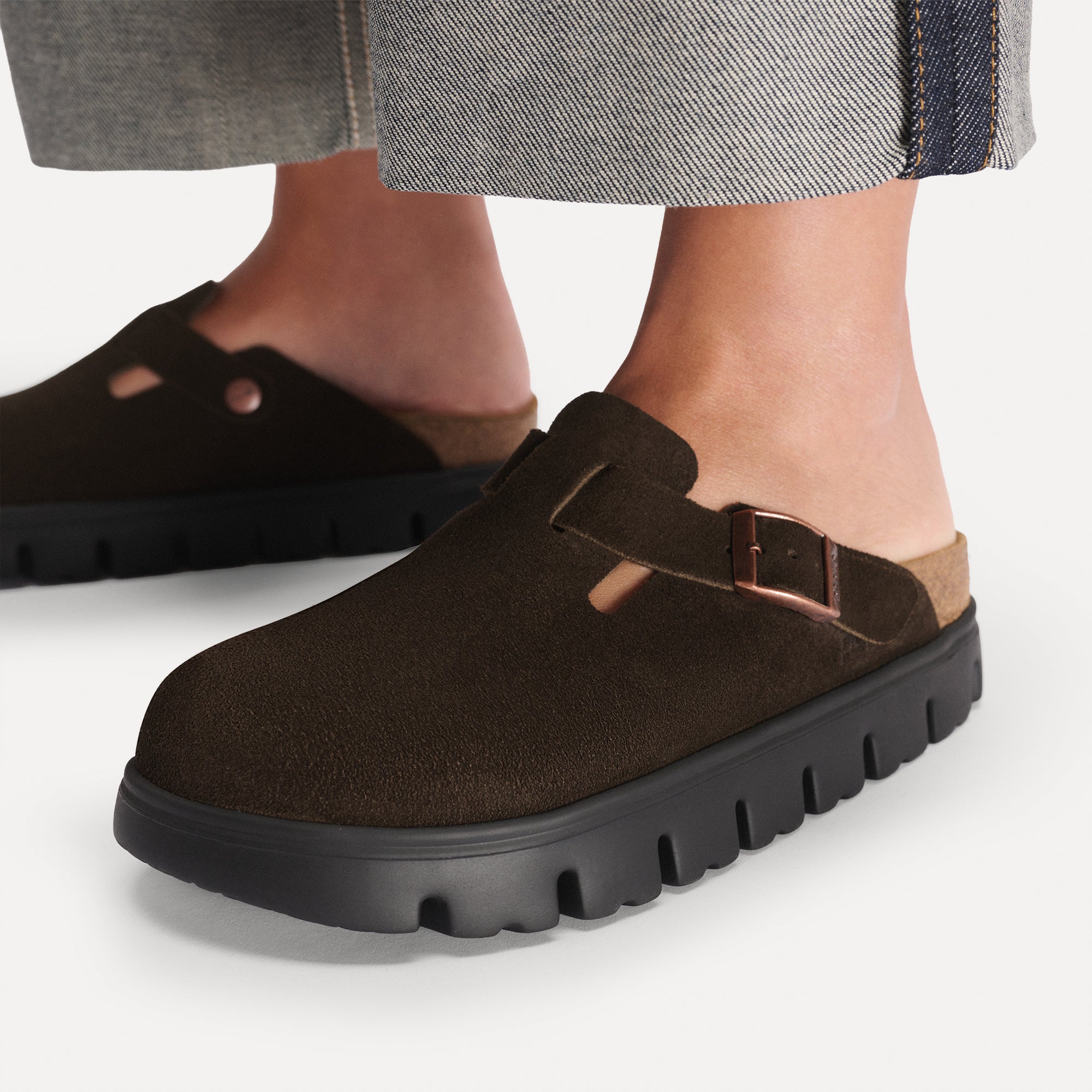 Boston Chunky Mocca Suede Leather - Image 6