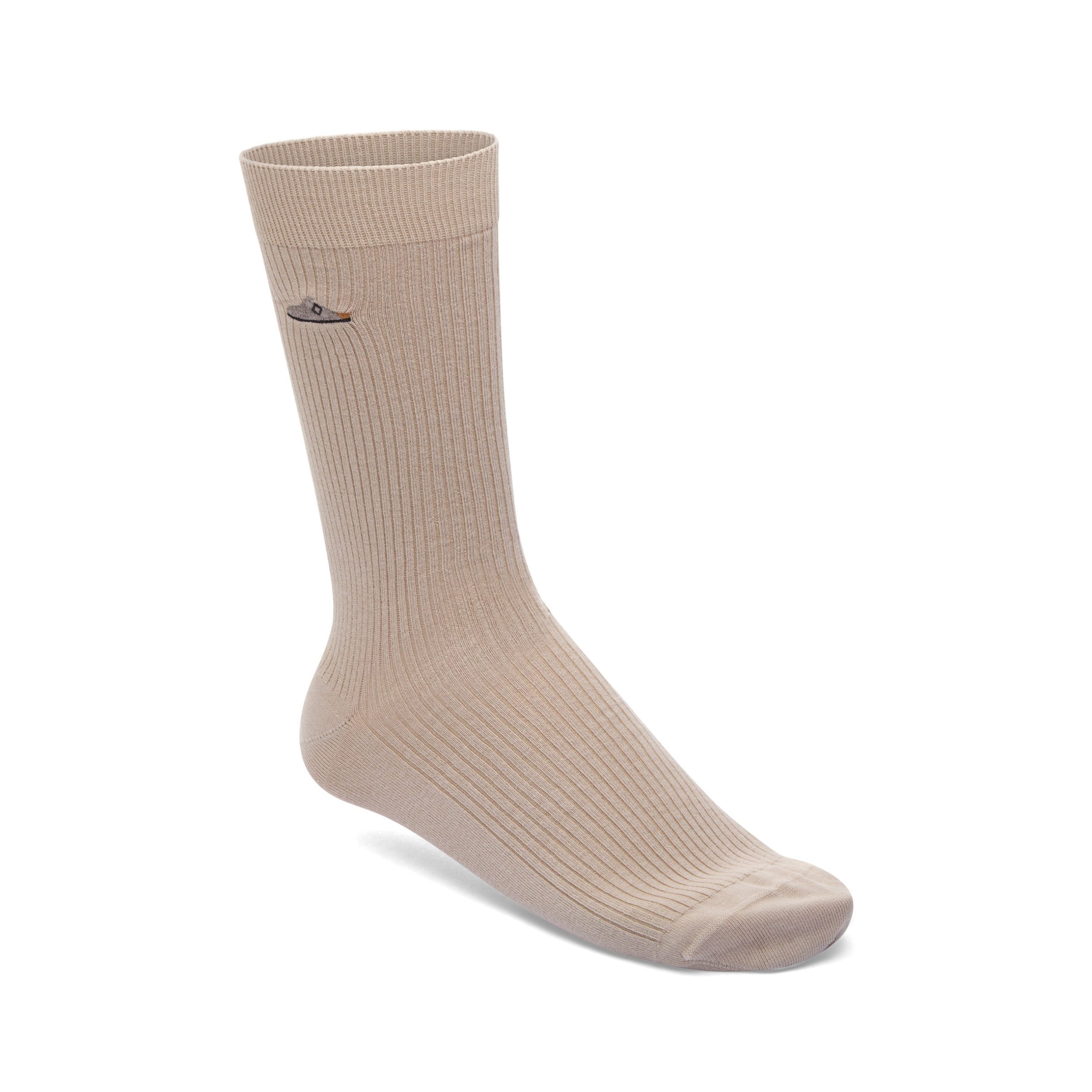 Cotton Rib Socks Sandcastle