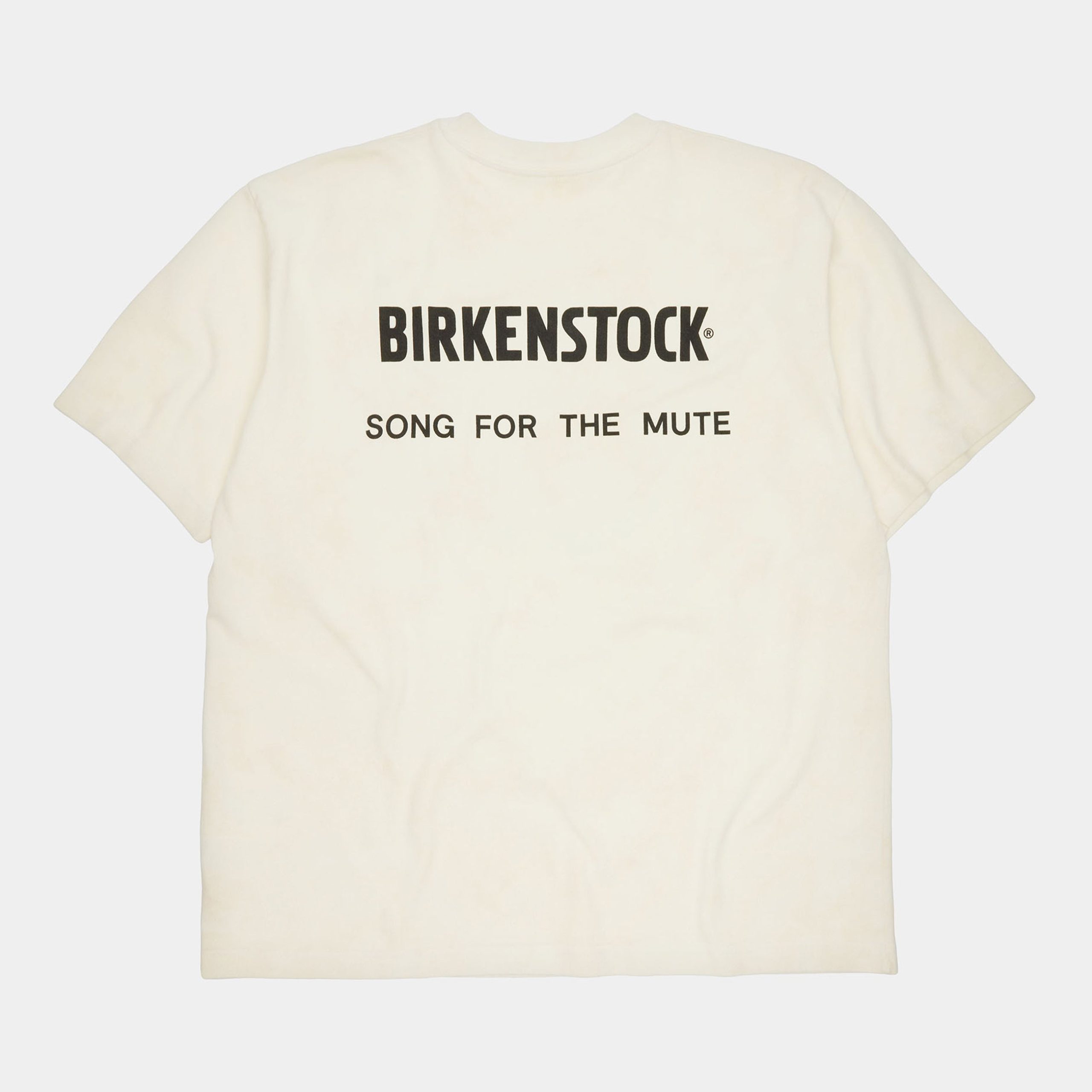 The Artist Aged T-Shirt White Dirt Wash Cotton - Image 2